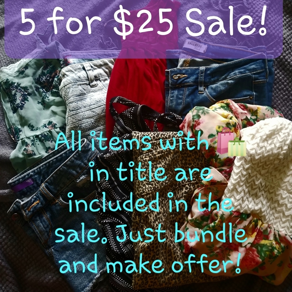 🛍5 for $25 Sale!🛍❤